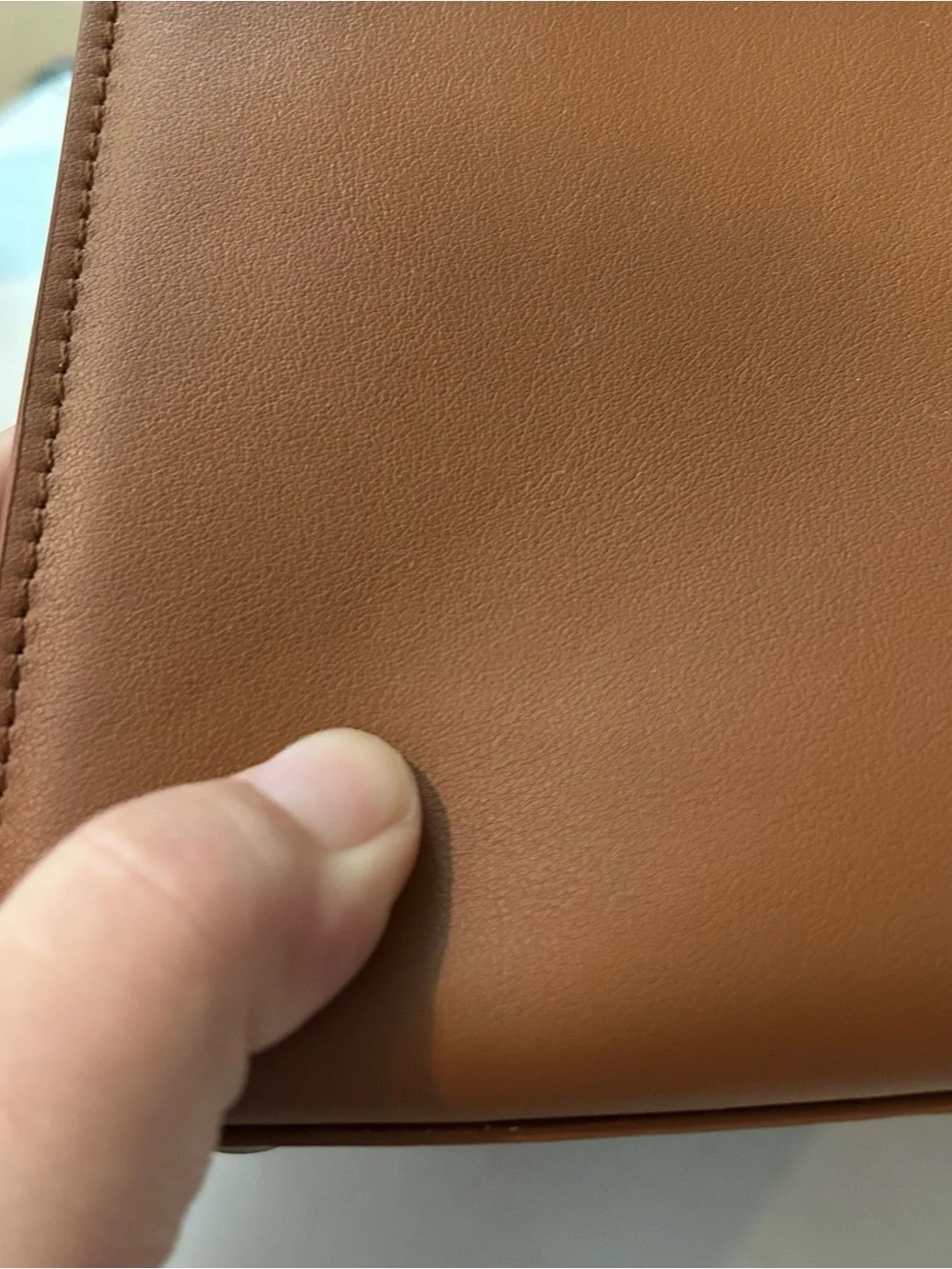 25cm Caramel Brown Swift Leather Top-Handle Satchel